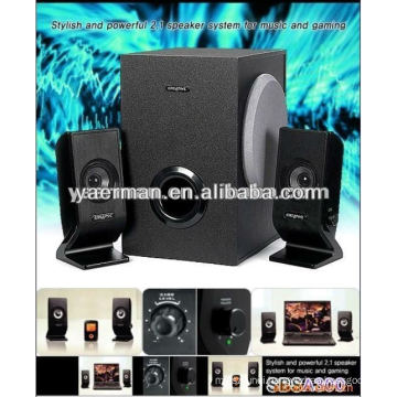 Cheap and fine 2.1 channel speaker system SBS-A300 for dvd player